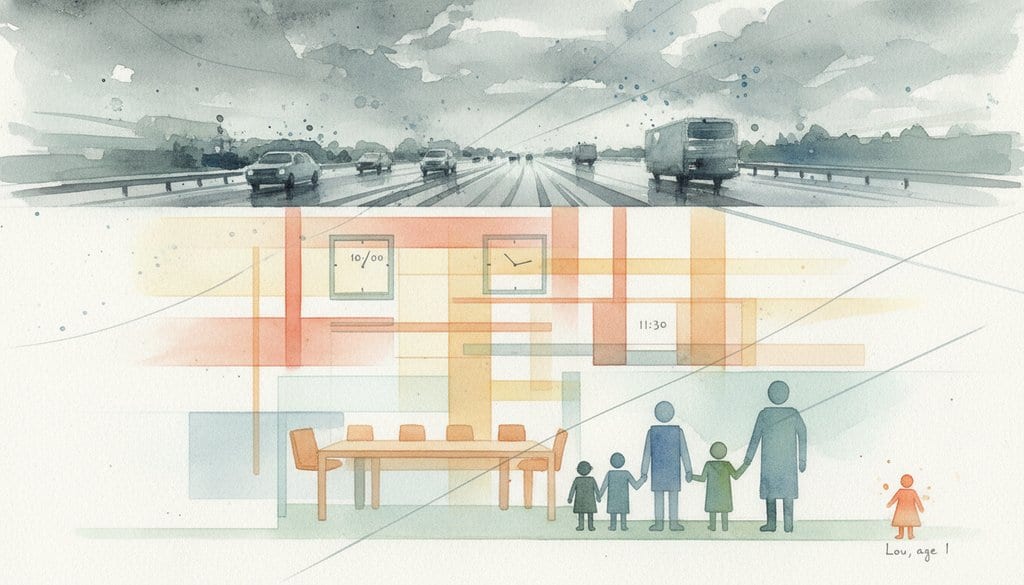 Morning's Architecture: From Rain to Home