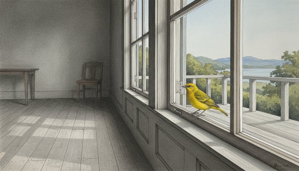 Dawn Visitor at the Threshold
