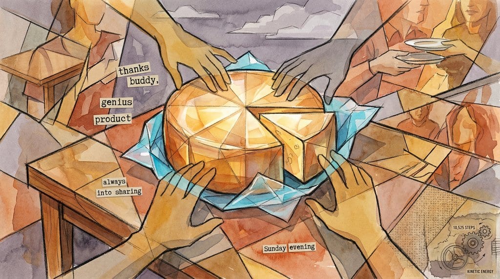 Fractured Gratitude: Cheese and Sunday Light