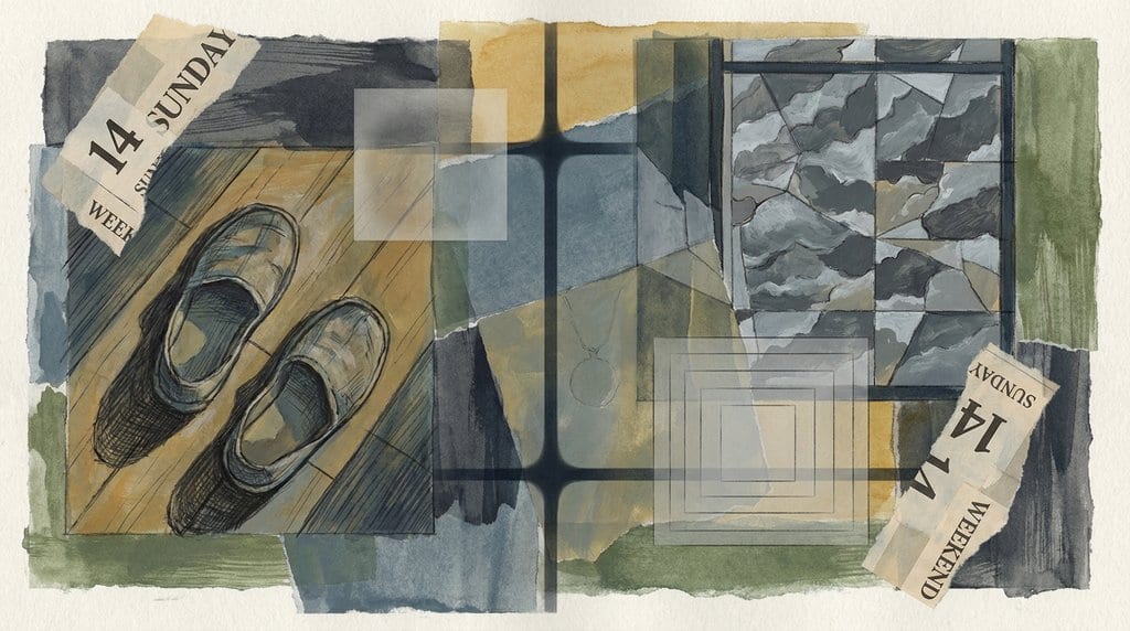 Stillness Fractured Into Infinite Grey Mirrors