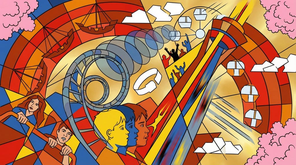 Simultaneous Joy: Fragmented Carousel