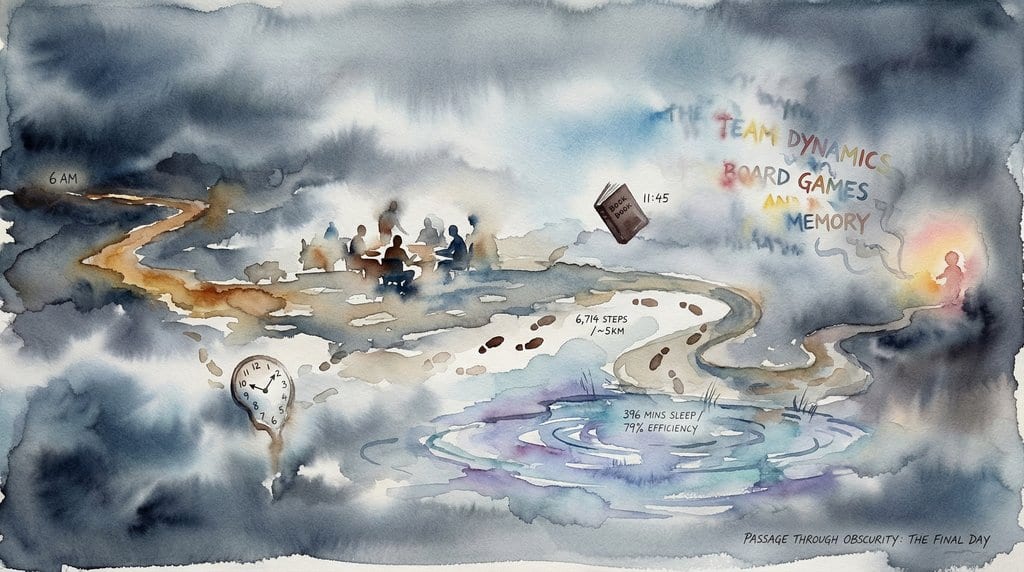 A Year's Last Mile Through Wellington Fog