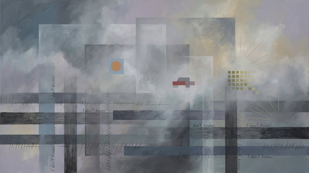 Hesitation in Grey Geometry