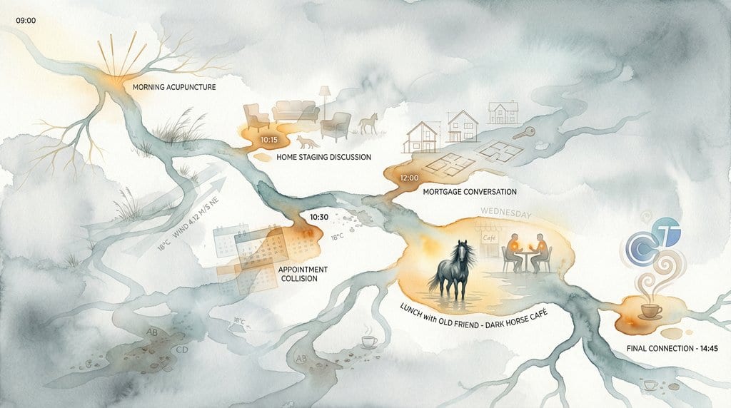 Luminous Confluences: A Wednesday's Gentle Tidal Map