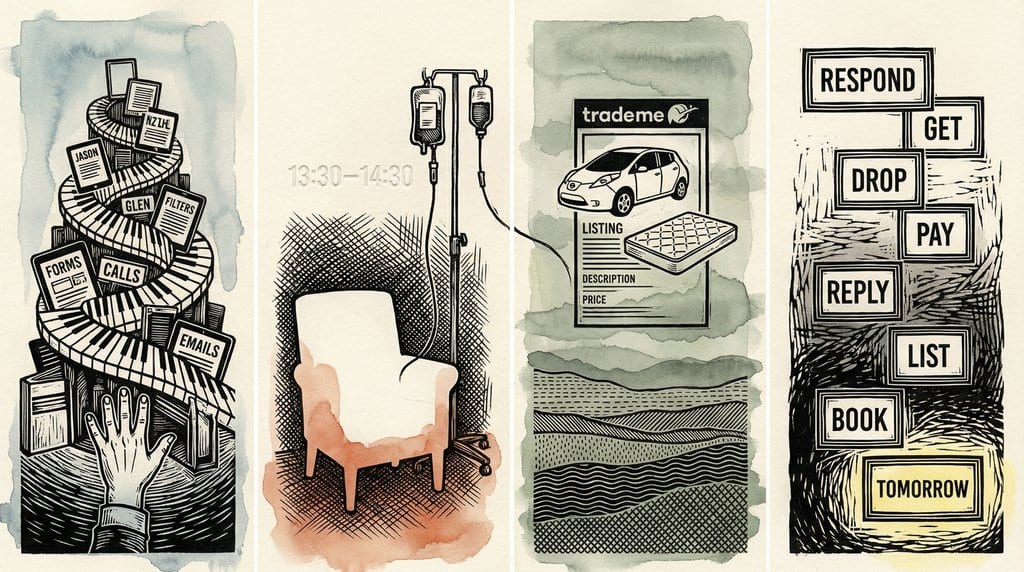 Bureaucracy of Care: Tuesday's Silent Machinery