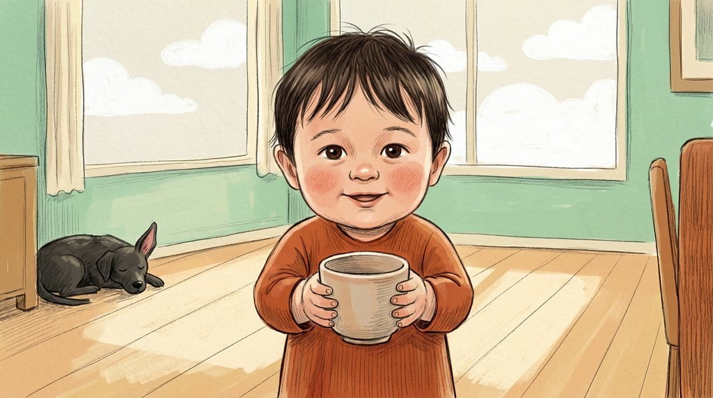 The Empty Cup Held Serious