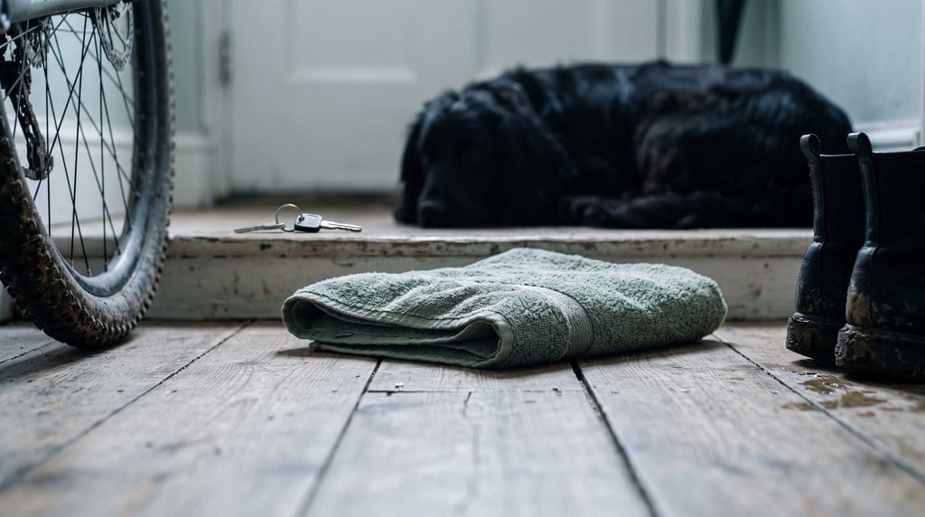 The Towel Laid Out