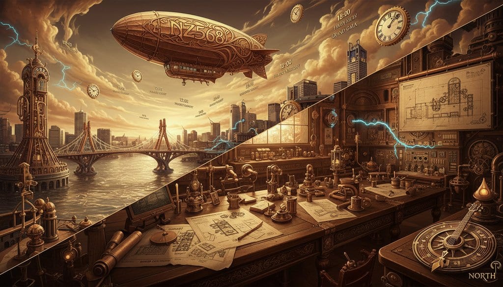 2025-10-21 — Clockwork Ascension Over Copper Skies
