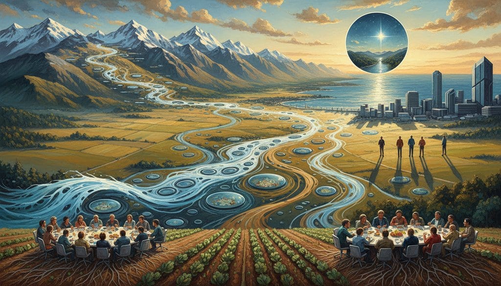 Conversations Converge Where Rivers Meet Sky