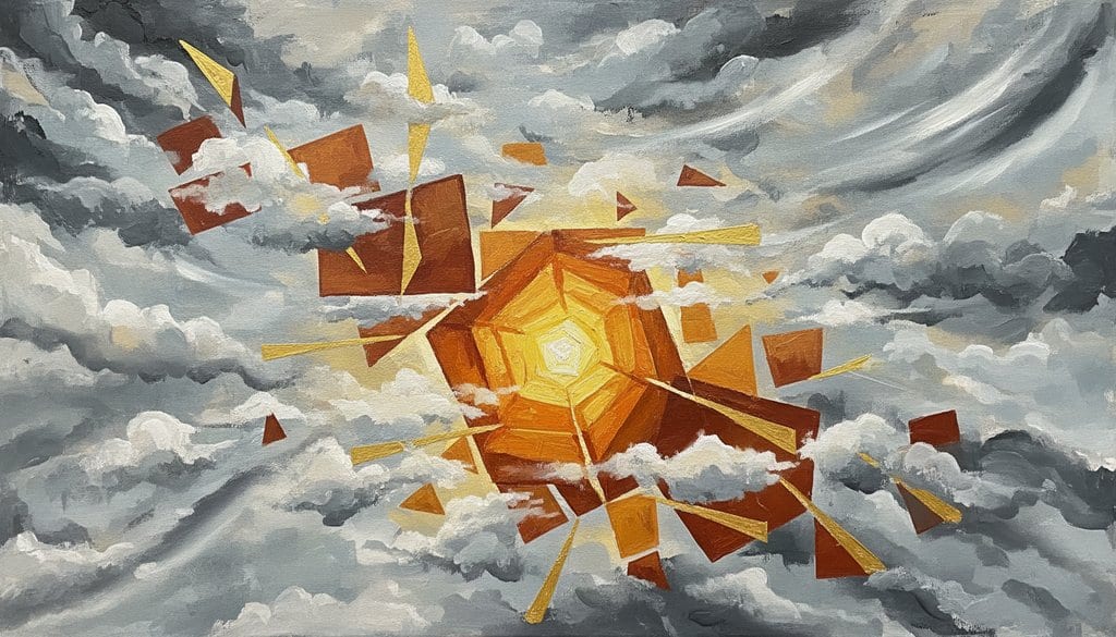 Amber Geometry of Shared Evening Light